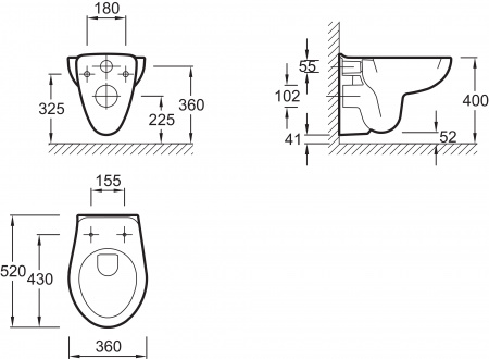 ������ ��������� Jacob Delafon Brive E4345G-00