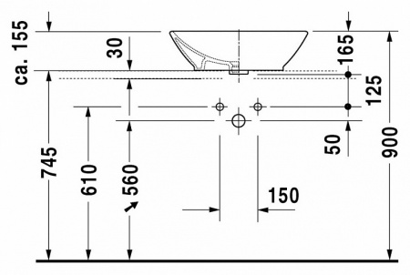  Duravit Bacino 0334520000