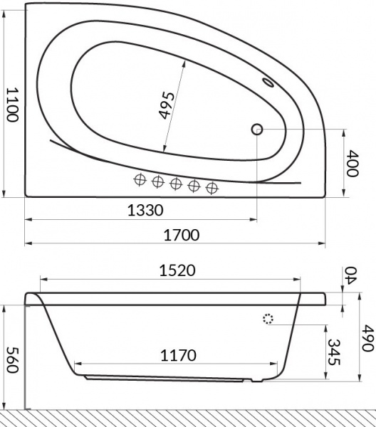   Excellent Kameleon 170x110 