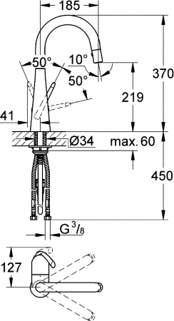  Grohe Zedra 32296000   