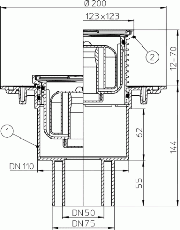 HL 310NPr (X)    DN50/75/110