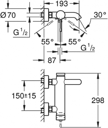  Grohe Essence New 33624AL1    