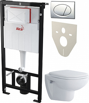 ��������  ������ ��������� Duravit D-code 45700900A1 ������������ + ������� ����������� ��� �������� AlcaPlast AM101/1120-4:1RS M71-001