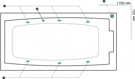  Marka One Aelita 011775 , 170x75