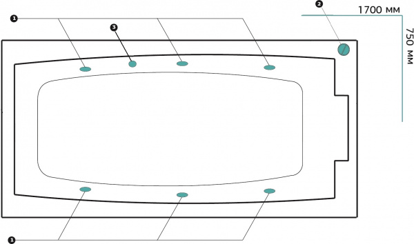   Marka One Aelita 011775 , 170x75