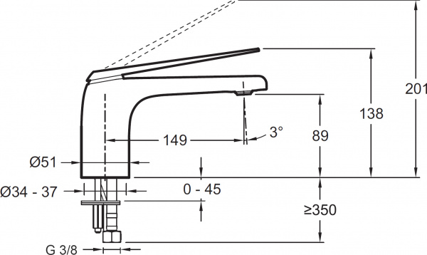  Jacob Delafon Avid E97345-ND-CP  