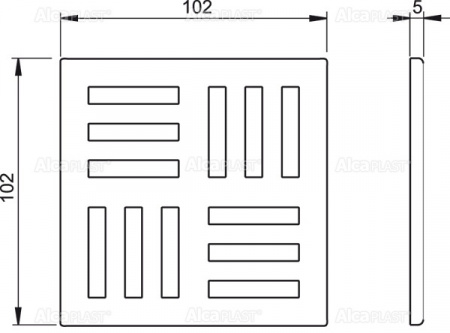  AlcaPlast ,102 × 102  MPV006