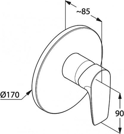  Kludi Pure&Solid 346550575  