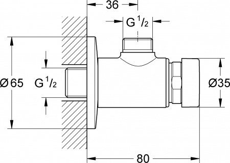  Grohe Euroeco Cosmopolitan T 36267000