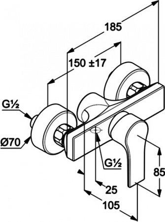  Kludi Zenta SL 488700565  