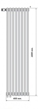 ����������� �������� PURMO Delta Laserline 8 ������,DLV 2180x08 VLO / ������������ �������� ����� ����������� ������ � ��������