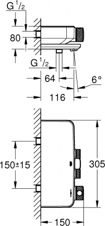 Grohe Grohtherm SmartControl 34718000    