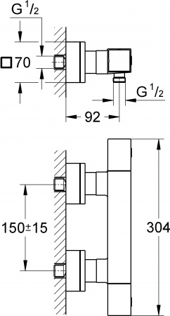  Grohe Grohtherm Cube 34488000  