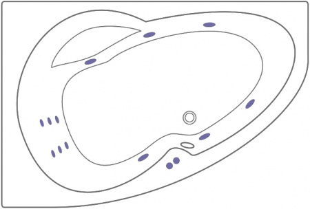   Excellent Newa WAEX.NEL16.LINE 160x95 L