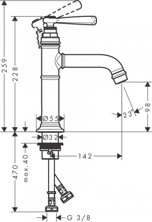  Axor Montreux 16516000  , 