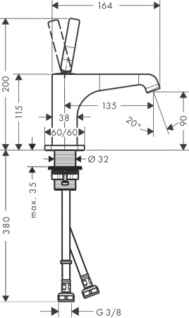  Axor Citterio E 36102800  , 