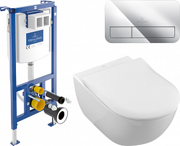 ��������  ������ ��������� Villeroy & Boch Subway 2.0 5614R2R1 alpin + ������� ����������� ��� �������� Villeroy & Boch 92242700 + ������ �����