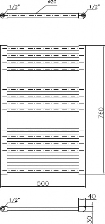   Luxrad Regular 063821 76x50 R, ,  selmo smart programm  