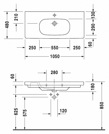  Duravit D-code 03421000002