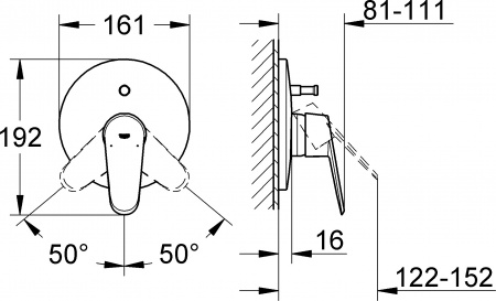  Grohe Eurodisc Cosmopolitan 19548LS2    