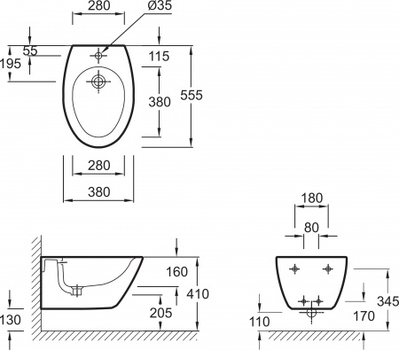   Jacob Delafon Presquile E4441