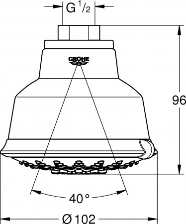   Grohe Relexa Rustic 100 Five 27126001 