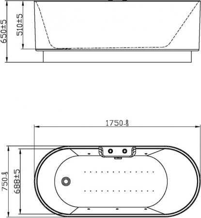   Orans BT-NL601- FTSI Black 175x75