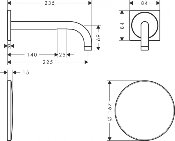  Axor Uno 38120990  ,  