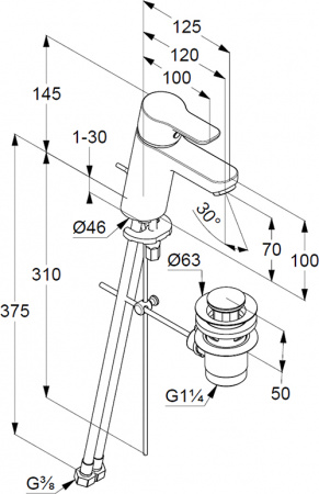  Kludi Pure&Easy 372860565  