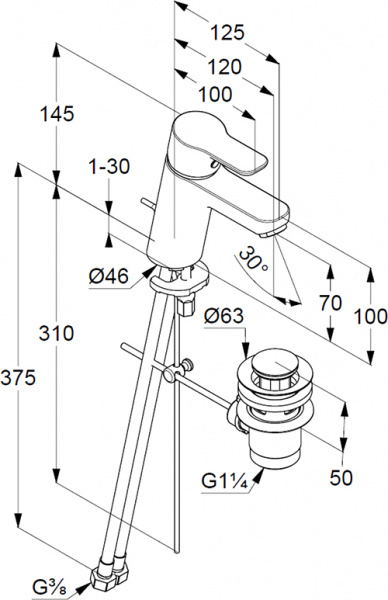  Kludi Pure&Easy 372860565  