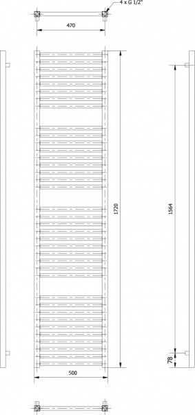   Luxrad Kwadro 065355 17250 R, ,  selmo smart