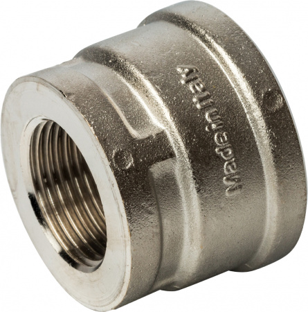Муфта Stout SFT-0006 1 1/2"х1" переходная, никелированная Муфта Stout SFT-0006 1 1/2"х1" переходная, никелированная