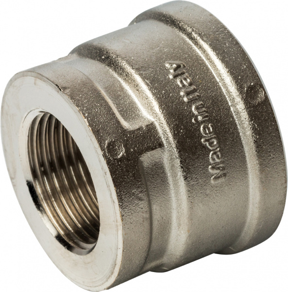 Муфта Stout SFT-0006 1 1/2"х1" переходная, никелированная Муфта Stout SFT-0006 1 1/2"х1" переходная, никелированная