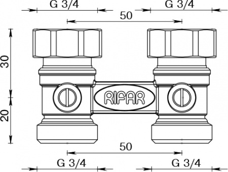    Rifar R.Ad.H01 3/4",  