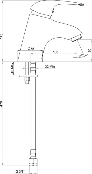  Paini Smile 39CR205CAKM  