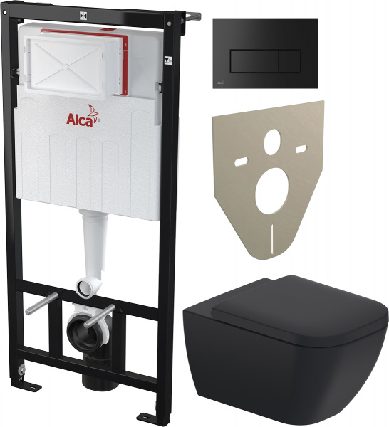 �������� ������ ��������� Duravit Happy D.2 �������� ������� + ������� ����������� ��� �������� AlcaPlast Sadromodul AM101/1120-001 � ������ ������� � �������������