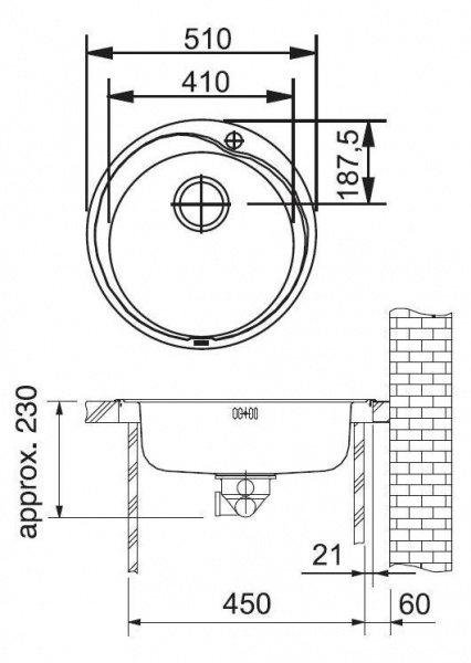 ����� �������� Franke Pamira RON 610-41 �����