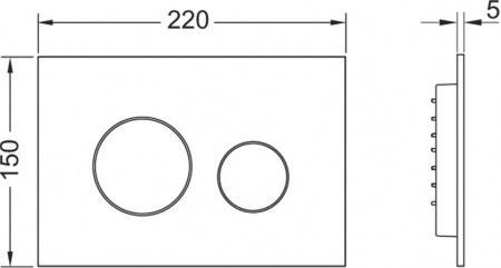     Villeroy & Boch O.Novo 5660 H101 alpin +     TECE TECEprofil 9380014 +     TECE TECEprofil Uni 2.0 9300302 +  