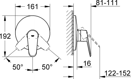  Grohe Eurodisc Cosmopolitan 19549002  