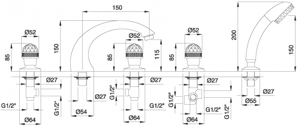  Migliore Axo Swarovski ML.AXO-680F.BR   , 