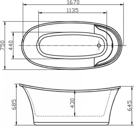   BelBagno BB302 170x75