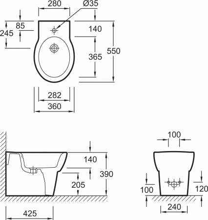  Jacob Delafon Ove E1705
