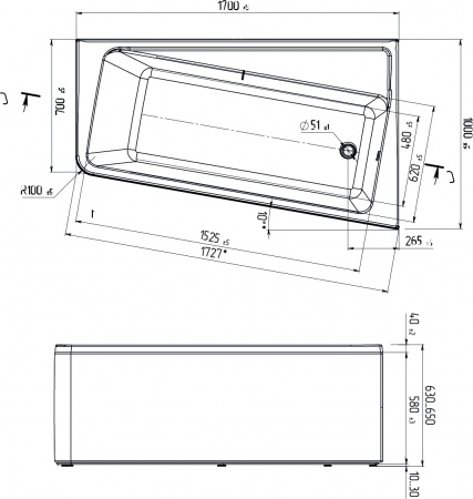   Marka One Direct 170x100 R