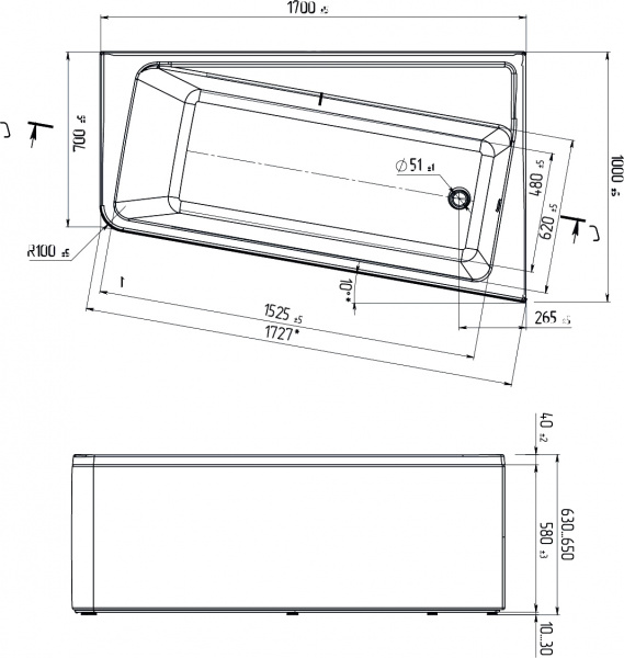  Marka One Direct 170x100 R
