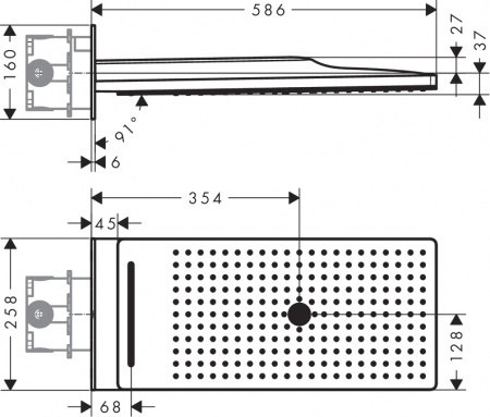   Hansgrohe Rainmaker Select 580 3jet 24001400