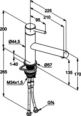  Kludi Steel 44850F860   