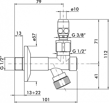  Nicolazzi Doccia 5578CRCOPPIA , 2 .