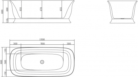   BelBagno BB400-1500-800 150x80