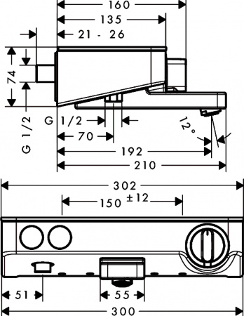  Hansgrohe Ecostat Select 13151000    