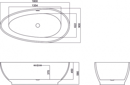   Black&White Swan SB106 180x90